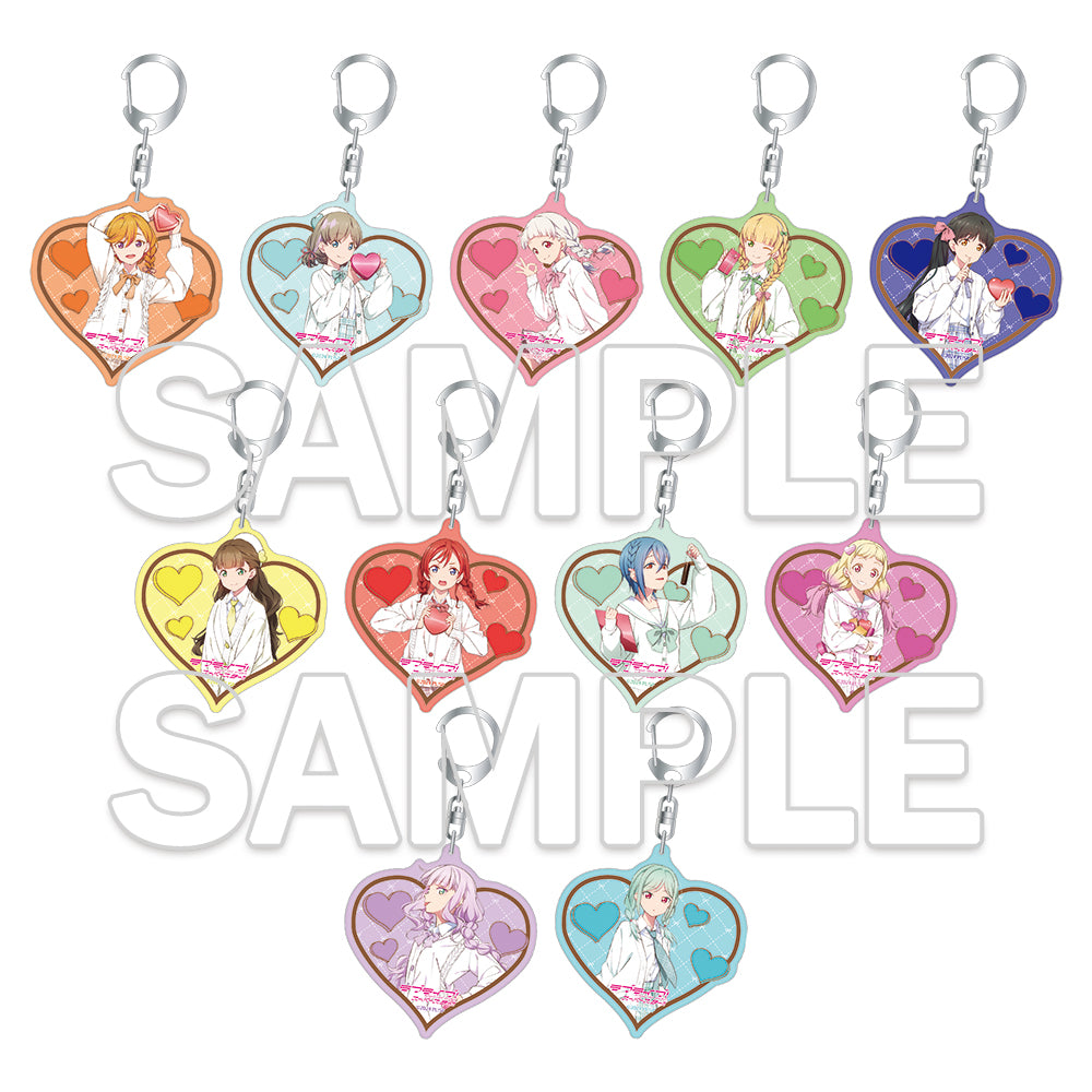 [※Blind](Goods - Key Chain) Love Live! Superstar!! Tradable Acrylic Keychain Ver. Valentine 2025