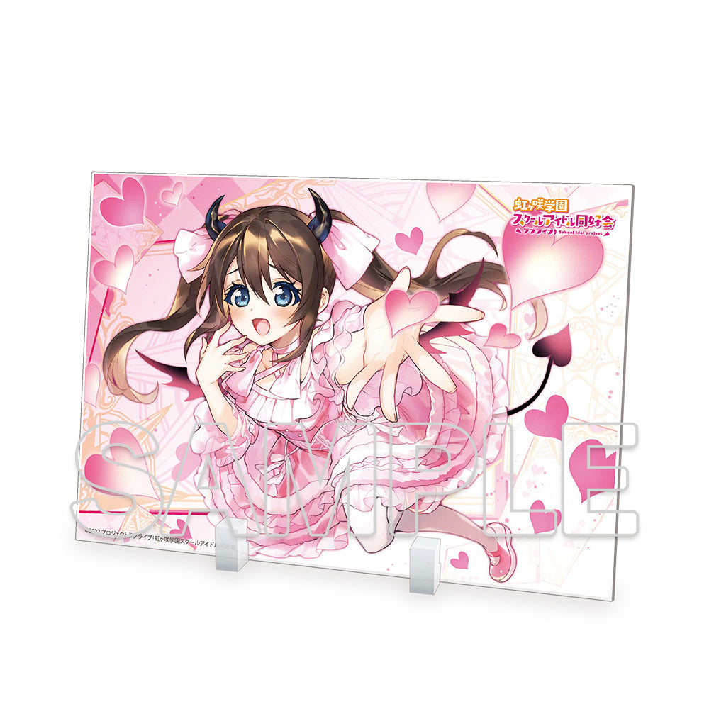 (Goods - Stand Pop) Love Live! Series Love Live! Nijigasaki High School Idol Club Acrylic Stand Shizuku Osaka Ver. Koakuma LOVE♡