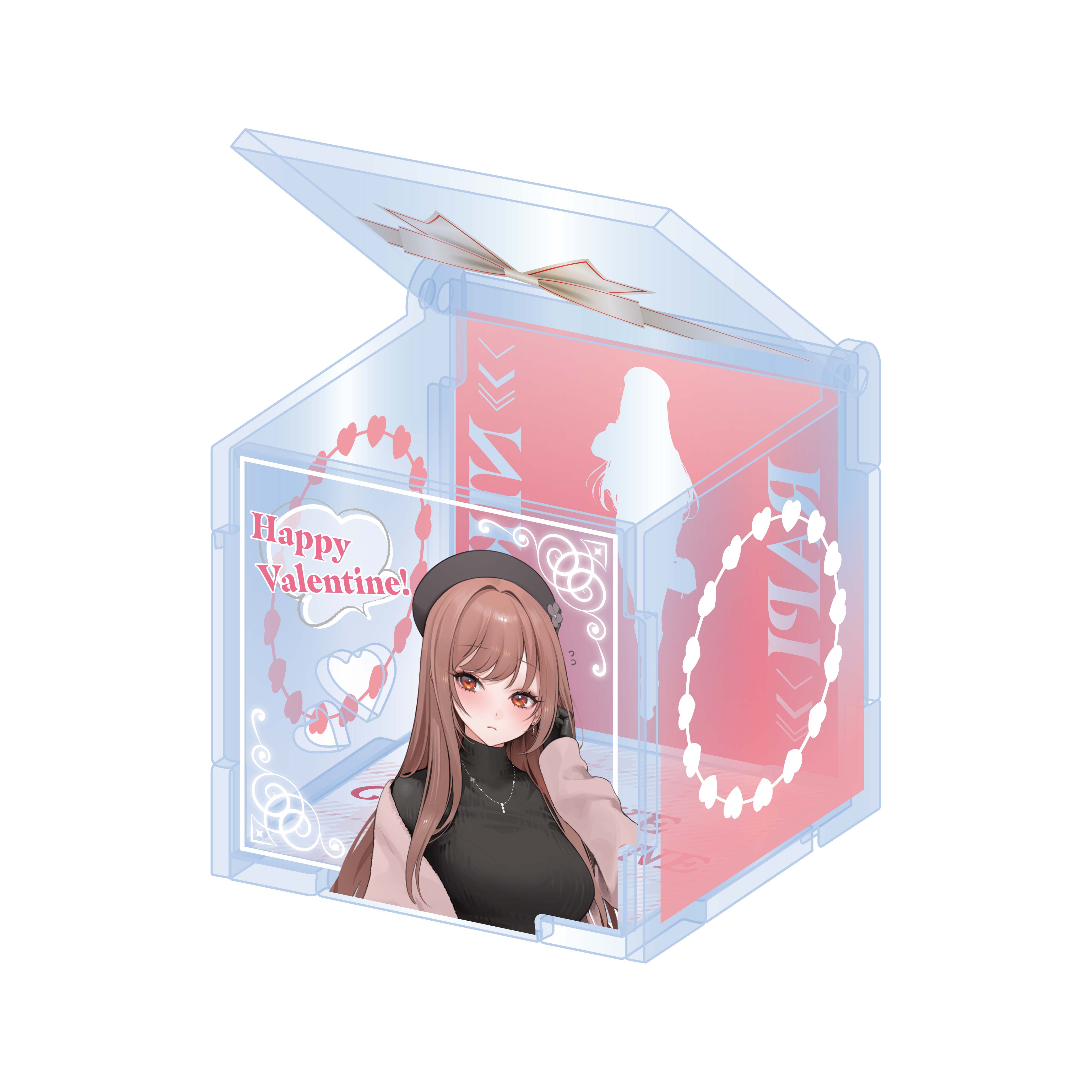 (Goods - Acrylic Box) GODDESS OF VICTORY: NIKKE Assemble Acrylic Box Rapi Valentine 2024 Ver.