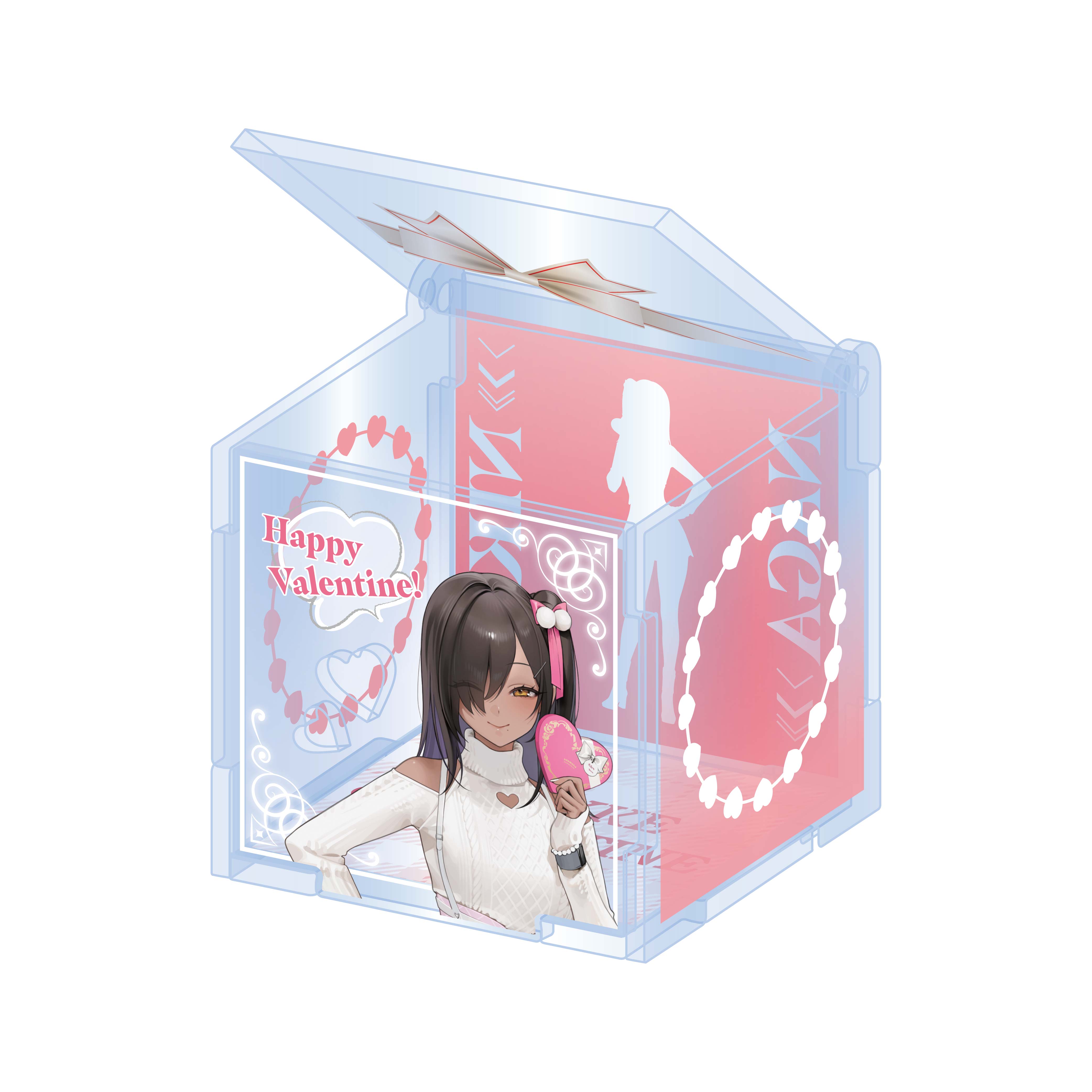 (Goods - Acrylic Box) GODDESS OF VICTORY: NIKKE Assemble Acrylic Box Naga Valentine 2024 Ver.