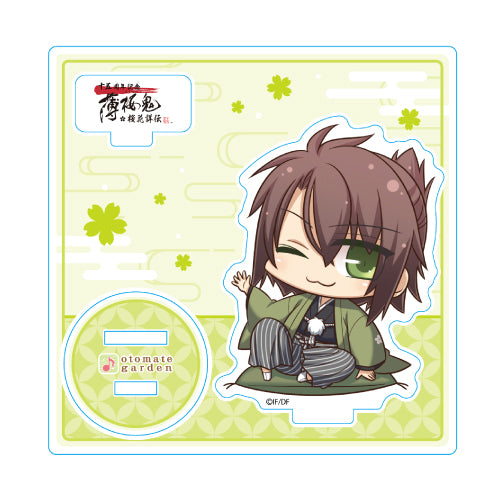 (Goods - Stand Pop) Otomate Garden Mini Chara Acrylic Stand 2023_215 Hakuoki 15th Anniversary Okita Soji