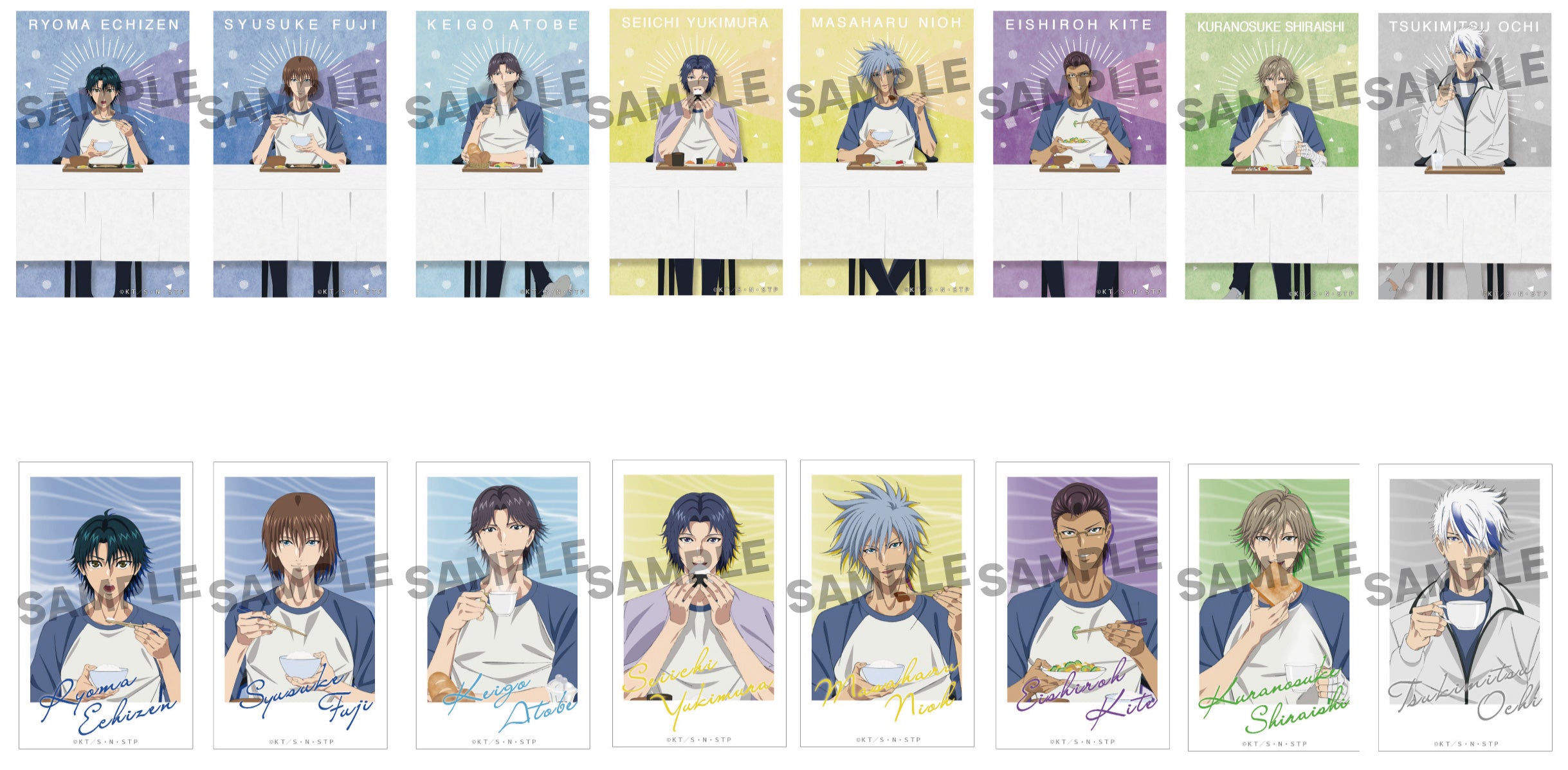 (1BOX=8)(Goods - Bromide) THE PRINCE OF TENNIS Ⅱ Photo Card Collection Training Camp Ver. PACK