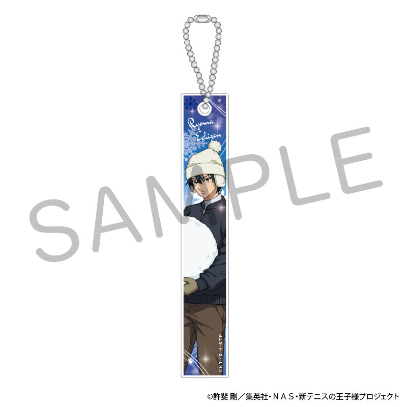 (Goods - Key Chain) The Prince of Tennis II Acrylic Bar Keychain - Playing in Snow Ver. - Ryoma Echizen [Jump Festa 2025]