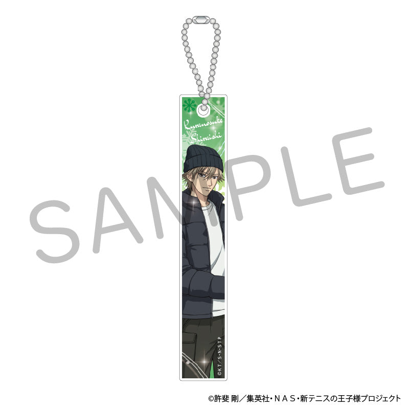 (Goods - Key Chain) The Prince of Tennis II Acrylic Bar Keychain - Playing in Snow Ver. - Kuranosuke Shiraishi [Jump Festa 2025]