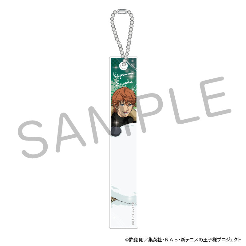 (Goods - Key Chain) The Prince of Tennis II Acrylic Bar Keychain - Playing in Snow Ver. - Kiyosumi Sengoku [Jump Festa 2025]