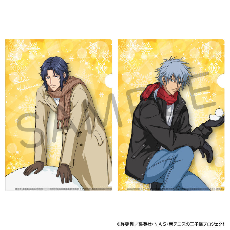 (Goods - Clear File) The Prince of Tennis II A4-sized Clear File Set of 2 - Playing in Snow Ver. - Seiichi Yukimura & Masaharu Nioh [Jump Festa 2025]