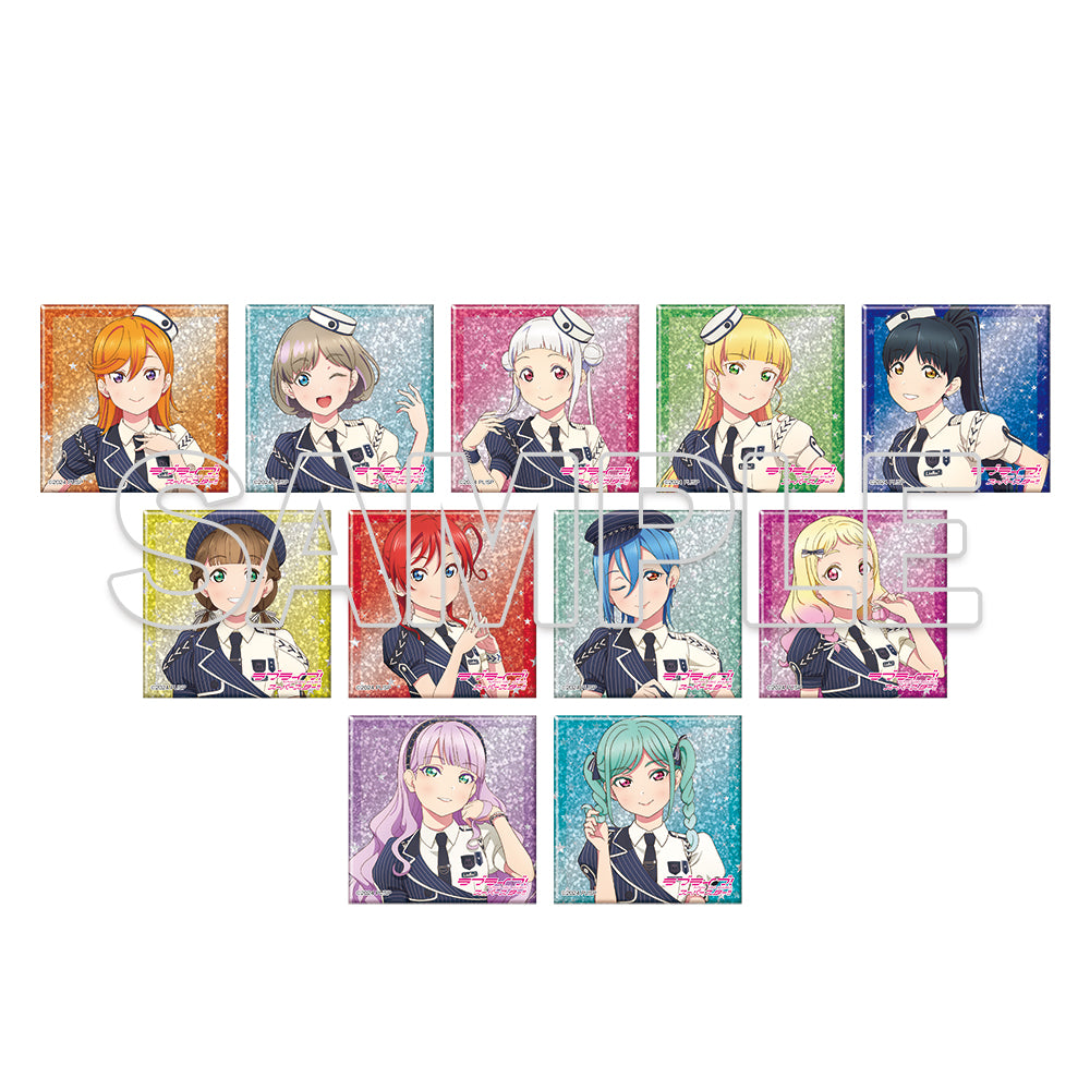 [※Blind](Goods - Badge) Love Live! Superstar!! Tradable Glitter Square Tin Badge Ver. Twinkle Triangle