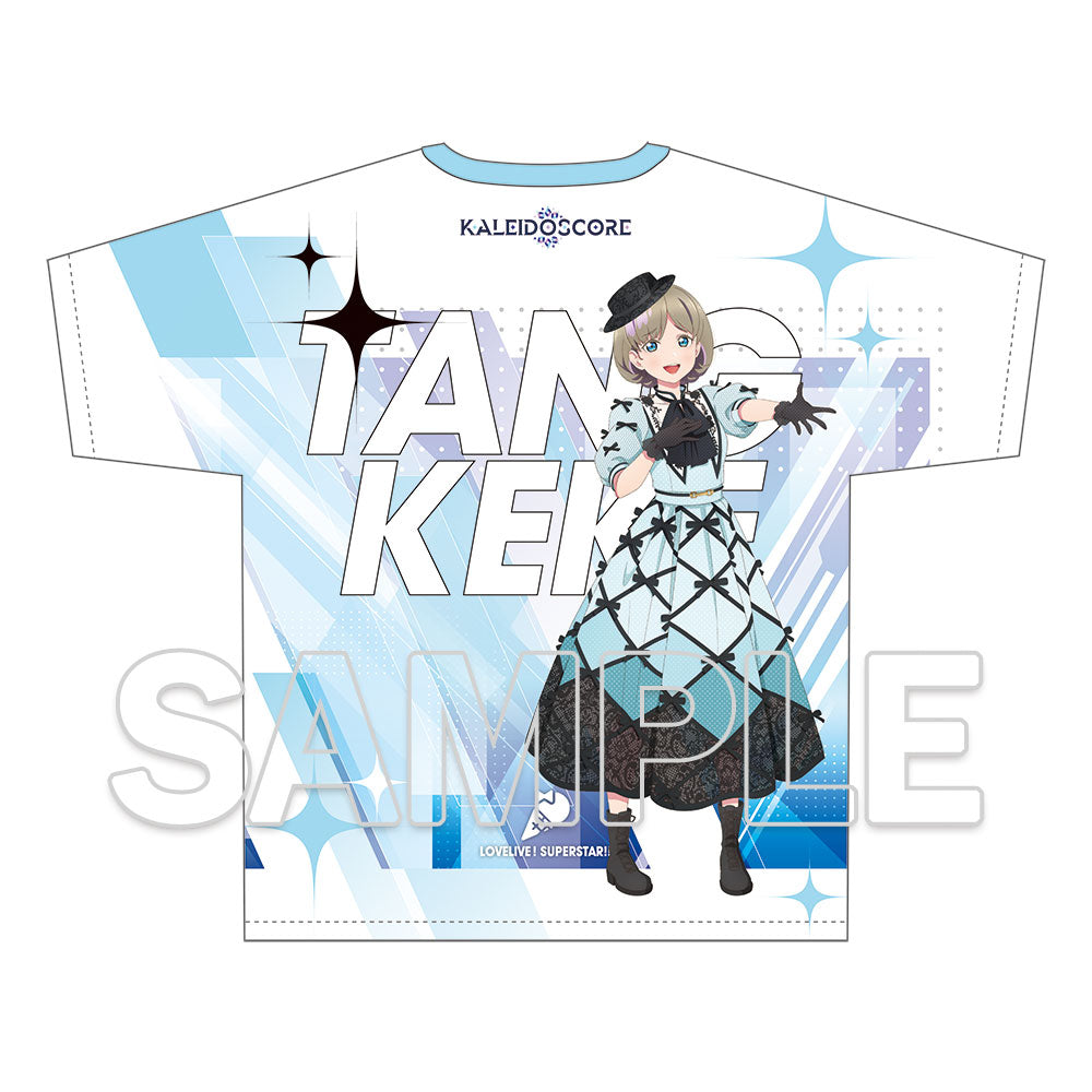 (Goods - Shirt) Love Live! Superstar!! Full Graphic T-shirt Music-Talk-Teamwork! Prime Adventure!! Ver. Keke Tang