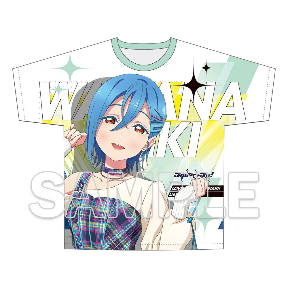 (Goods - Shirt) Love Live! Superstar!! Full Graphic T-shirt Music-Talk-Teamwork! Prime Adventure!! Ver. Shiki Wakana