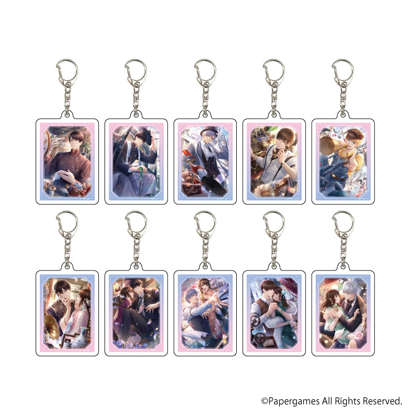 (1BOX=10)(Goods - Key Chain) Mr. Love: Queen's Choice Acrylic Key Chain "Love & Producer ~ EVOL x LOVE ~" 04 (Official Art)