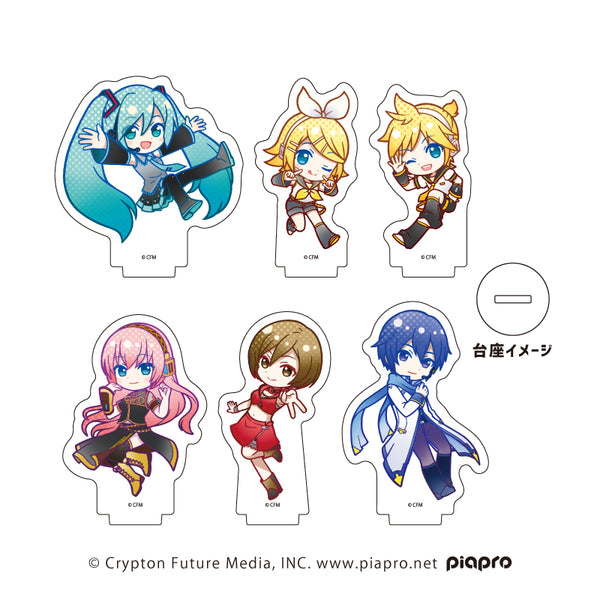 (1BOX=6)(Goods - Stand Pop) Piapro Characters 05 - Comic Style Ver. Acrylic Petit Stand (Mini Character Art)