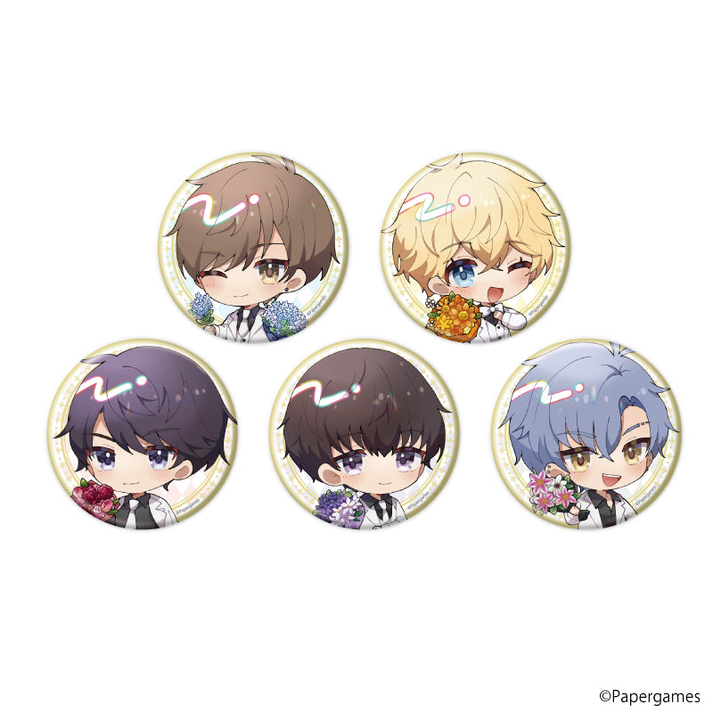 (1BOX=5)(Goods - Badge) Mr. Love: Queen's Choice Badge "Love & Producer ~ EVOL x LOVE ~" 10 (Mini Character Art)