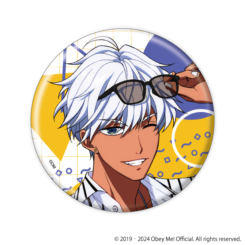 (1BOX=7)(Goods - Badge) Obey Me! Button Badge 11 - Retro Fashion Ver. (feat. Exclusive Art)