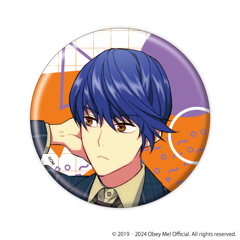 (1BOX=7)(Goods - Badge) Obey Me! Button Badge 11 - Retro Fashion Ver. (feat. Exclusive Art)