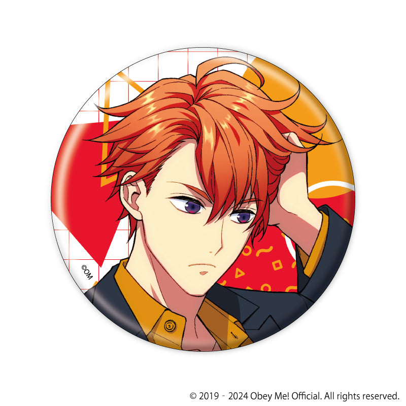 (1BOX=7)(Goods - Badge) Obey Me! Button Badge 11 - Retro Fashion Ver. (feat. Exclusive Art)