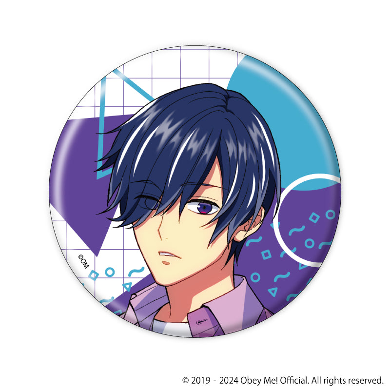 (1BOX=7)(Goods - Badge) Obey Me! Button Badge 11 - Retro Fashion Ver. (feat. Exclusive Art)