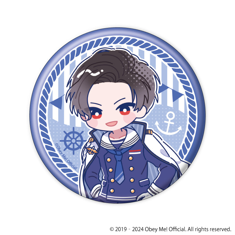 (1BOX=7)(Goods - Badge) Obey Me! Button Badge 12 - Marine Sailor Ver. (Candy Art)