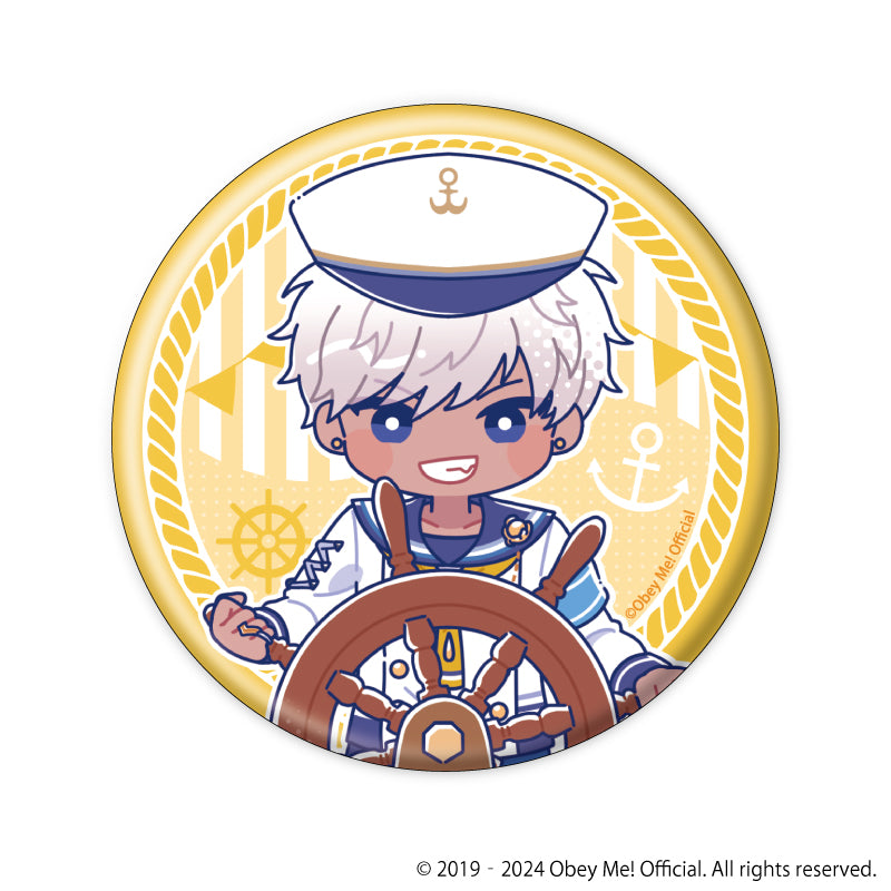 (1BOX=7)(Goods - Badge) Obey Me! Button Badge 12 - Marine Sailor Ver. (Candy Art)