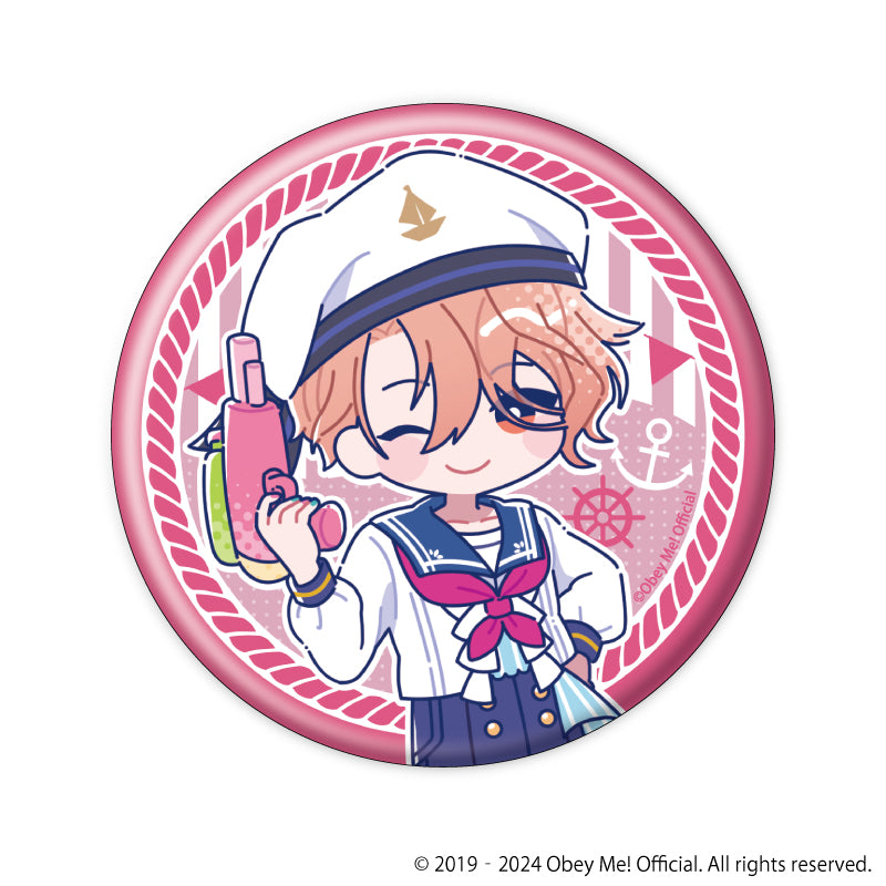 (1BOX=7)(Goods - Badge) Obey Me! Button Badge 12 - Marine Sailor Ver. (Candy Art)