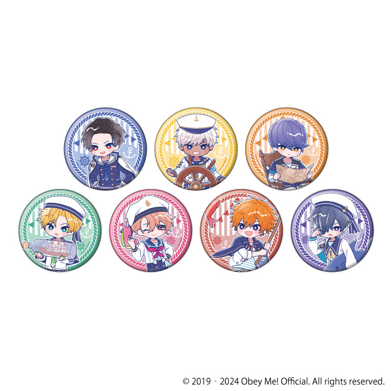 (1BOX=7)(Goods - Badge) Obey Me! Button Badge 12 - Marine Sailor Ver. (Candy Art)