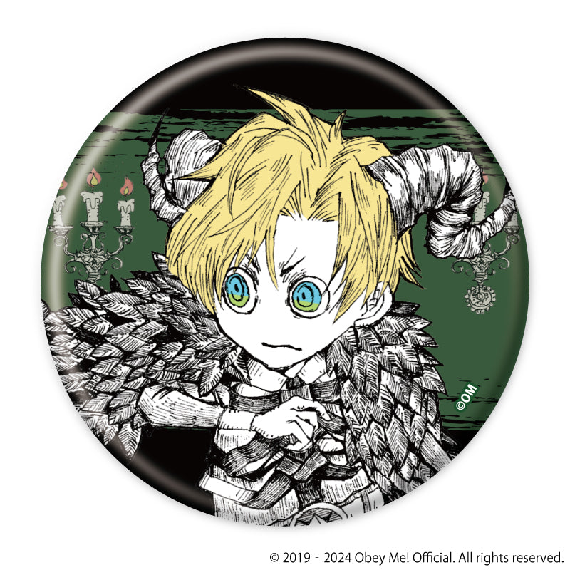 (1BOX=7)(Goods - Badge) Obey Me! Button Badge 17 (Mini Character Art)