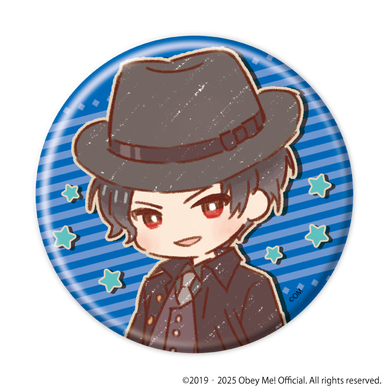 (1BOX=7)(Goods - Badge) Obey Me! Nightbringer Button Badge 19 - Cowboy ver.(Retro Art)