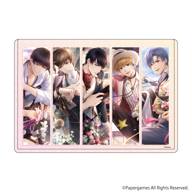 (Goods - Accessory Case) Mr. Love: Queen's Choice Chara Clear Case "Love & Producer ~ EVOL x LOVE ~" 03 Frame Division Design (Official Art)