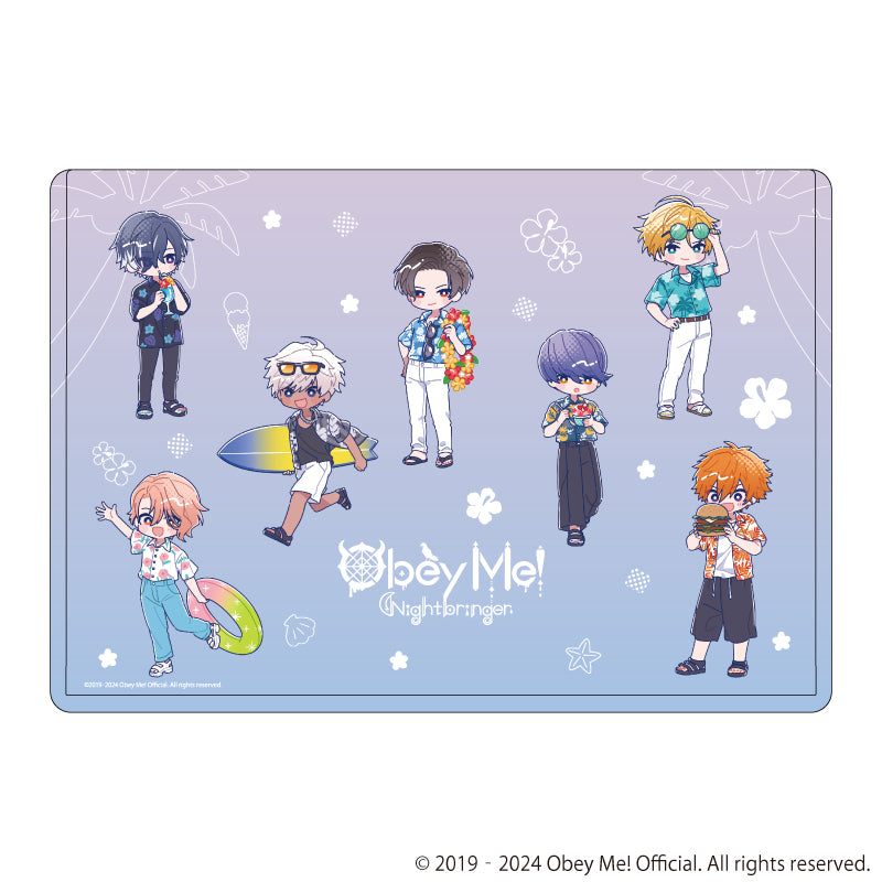 (Goods - Accessory) Obey Me! Nightbringer Character Clear Case 11 - Assembly Design Aloha Ver. (Candy Art)