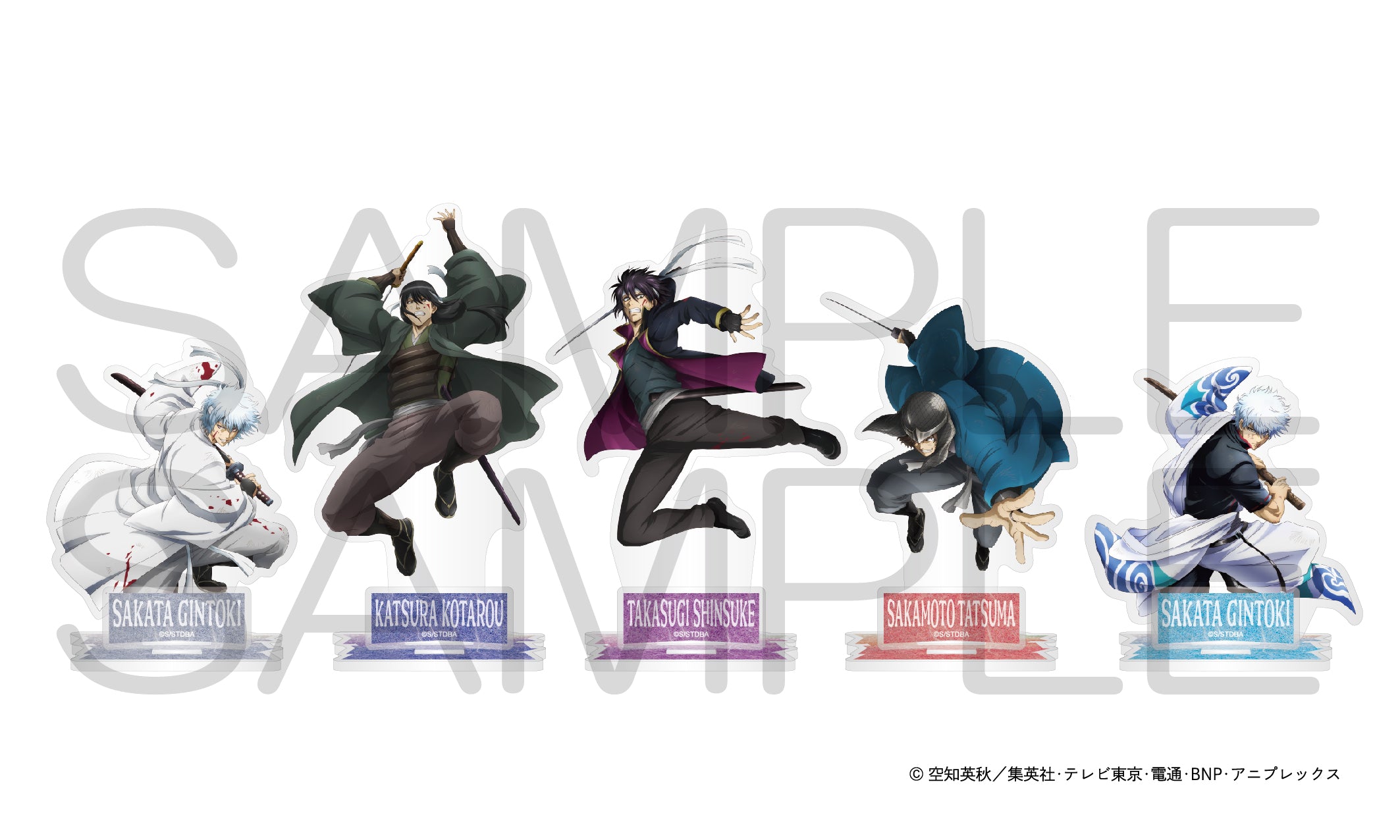 (Goods - Stand Pop) Gintama Acrylic Stand - Combat Ver. - Shinsuke Takasugi (Joui Four Heavenly Kings) [Jump Festa 2025]