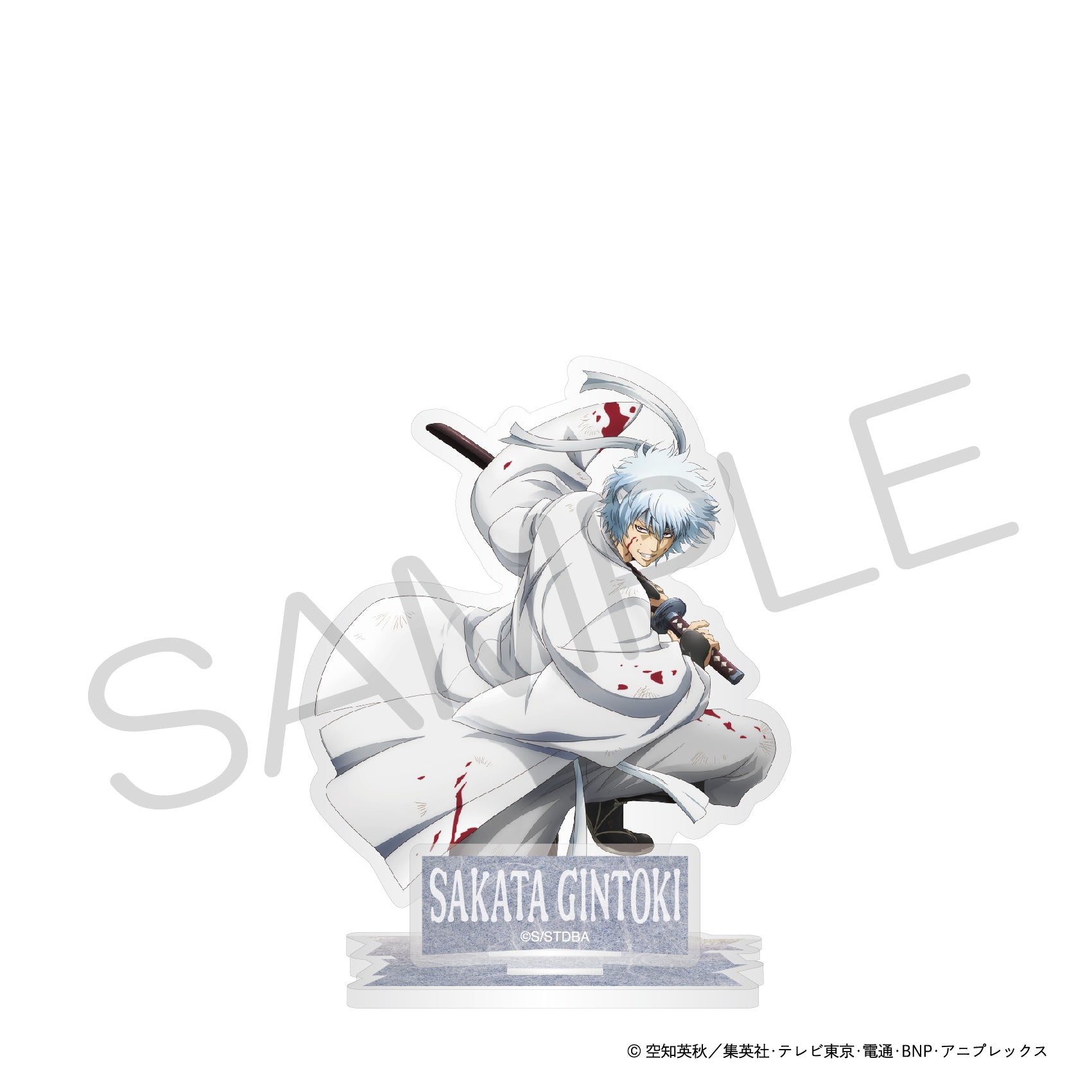 (Goods - Stand Pop) Gintama Acrylic Stand - Combat Ver. - Gintoki Sakata (Joui Four Heavenly Kings) [Jump Festa 2025]