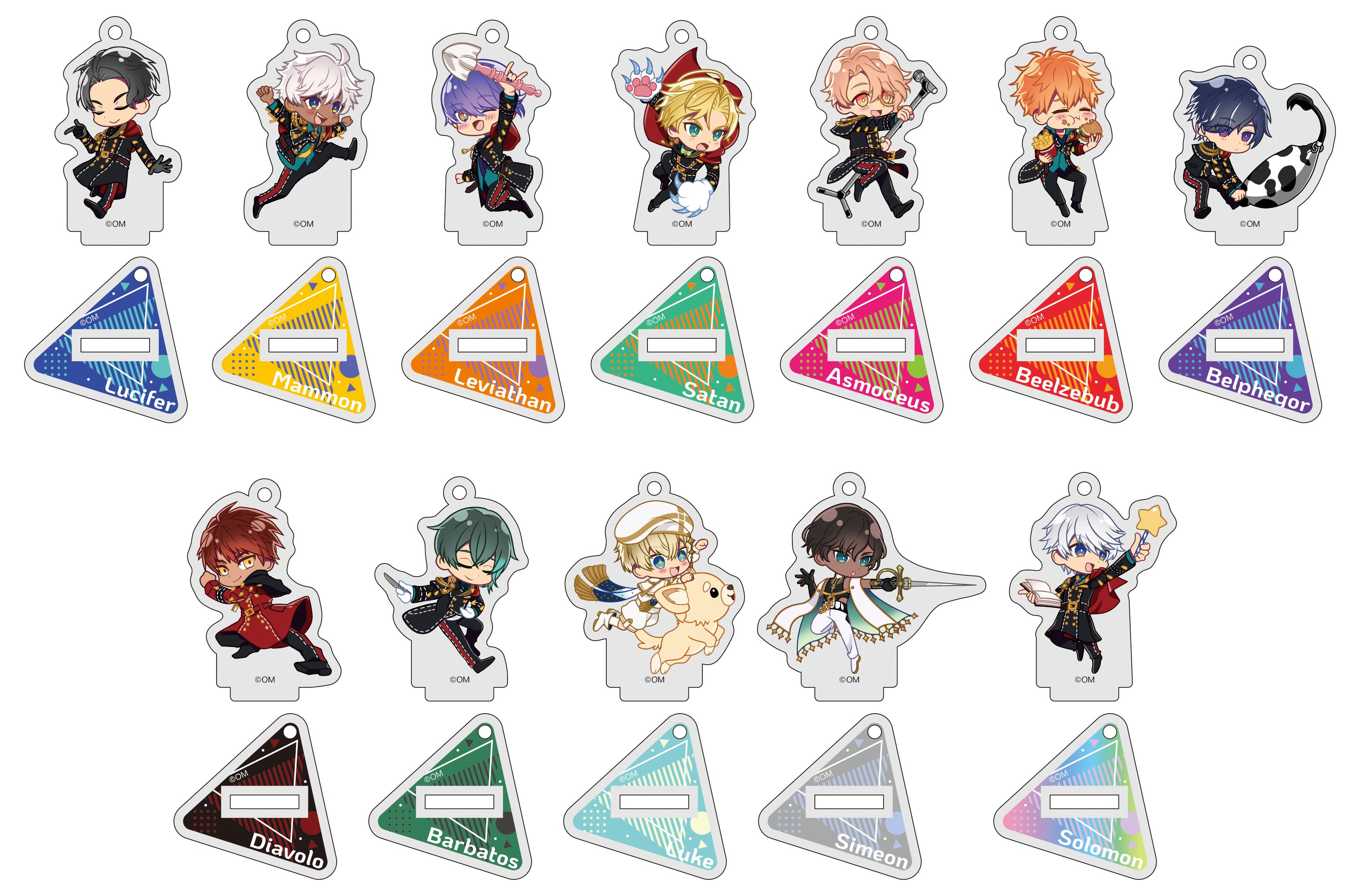 [※Blind](Goods - Stand Pop) Obey Me! Trading Acrylic Stand Charm (12 Types Total)[Anime Expo 2024]