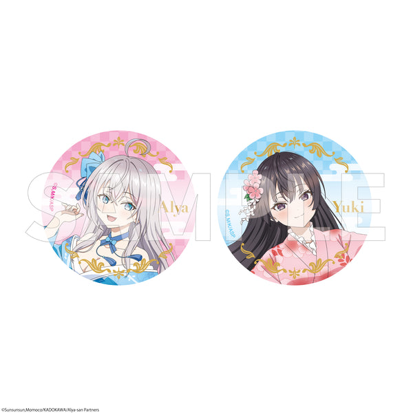 (Goods - Badge) Alya Sometimes Hides Her Feelings in Russian Tin Badge Set Kimono Dress ver.  [KYOMAF 2024]