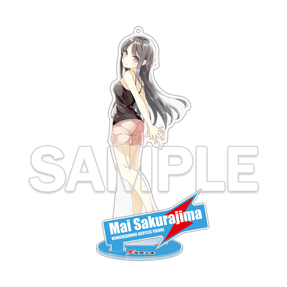 (Goods - Stand Pop) Dengeki Bunko Acrylic Figure - Rascal Does Not Dream Series Mai Sakurajima [Series 10th Anniversary Rerelease Edition]