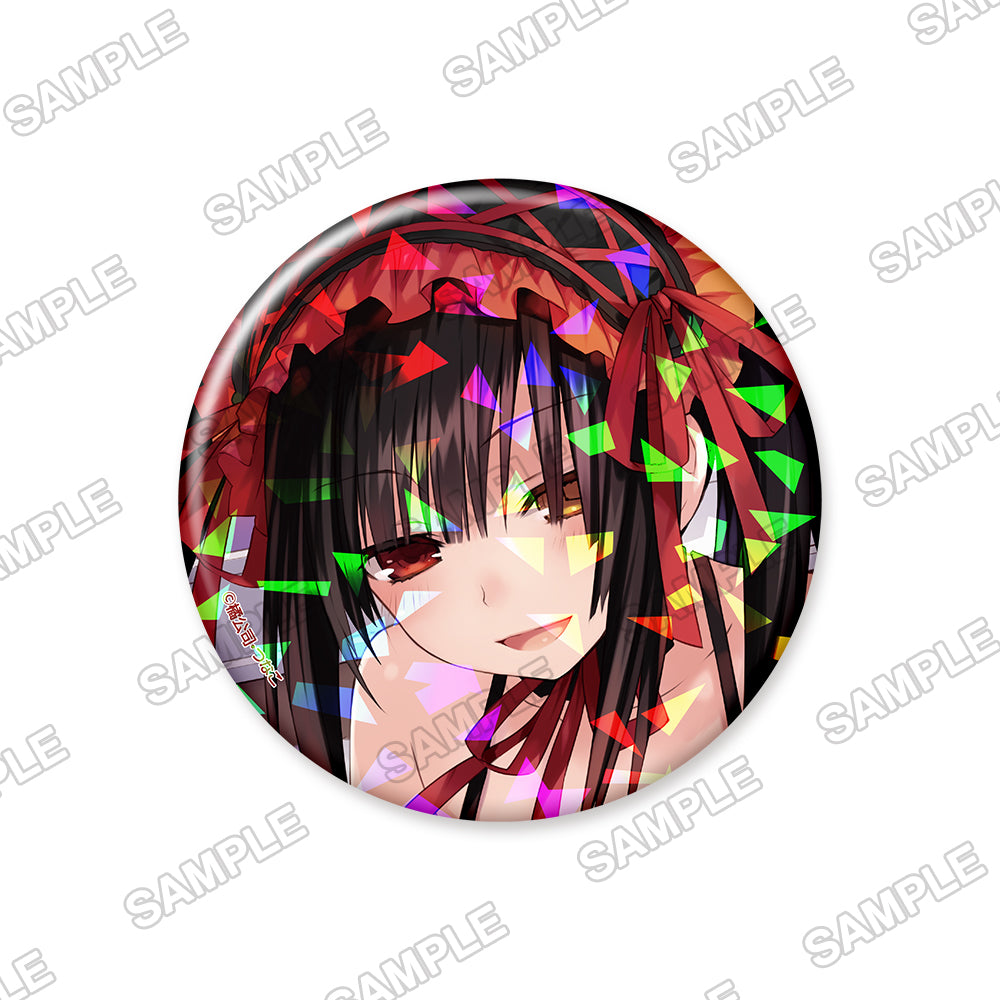 (Goods - Badge) Date A Live Big Holographic Tin Badge - Kurumi Tokisaki