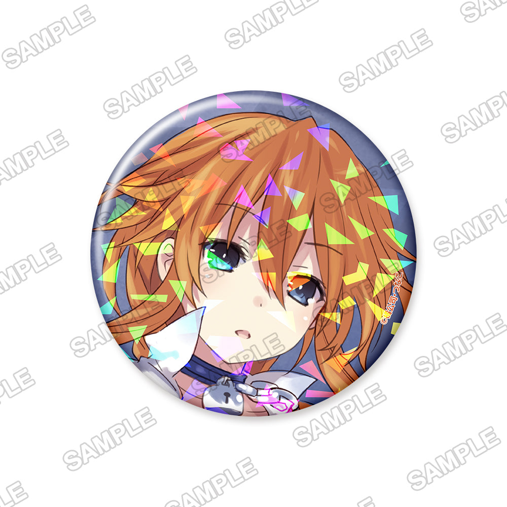 (Goods - Badge) Date A Live Big Holographic Tin Badge - Yuzuru Yamai