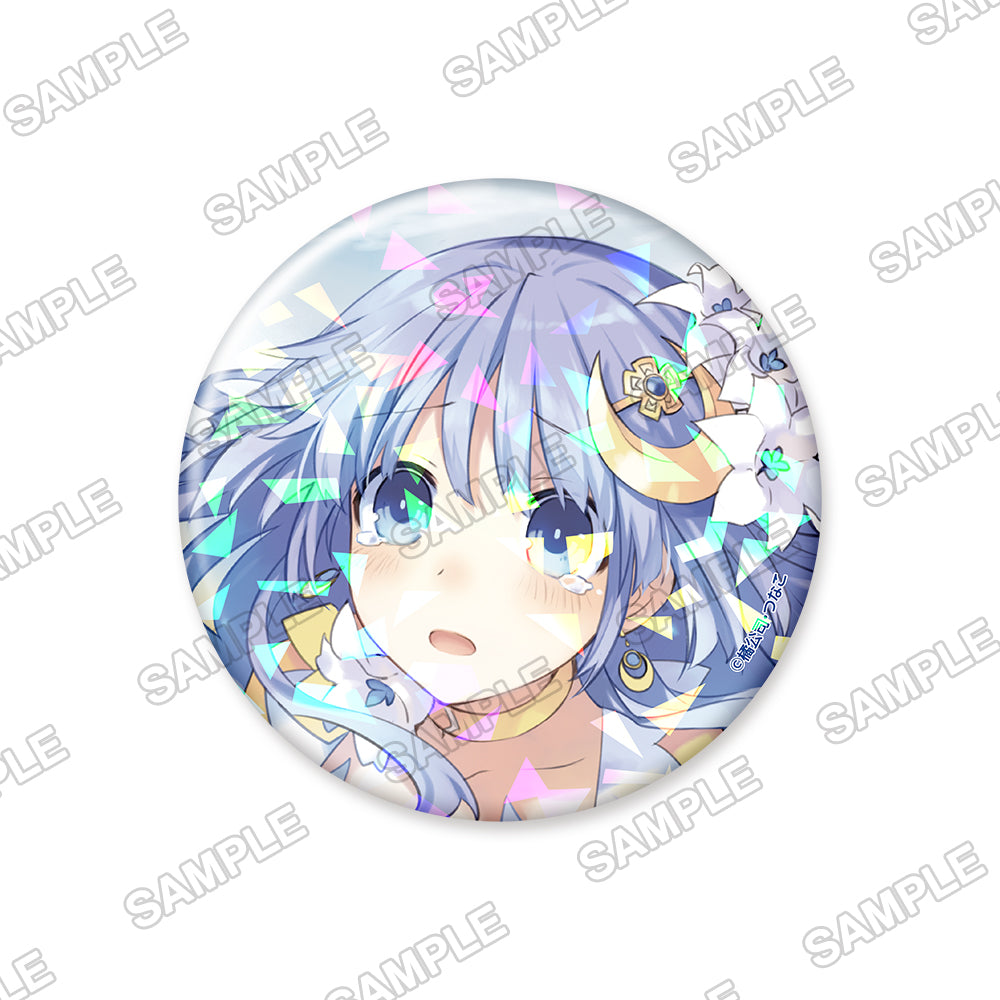 (Goods - Badge) Date A Live Big Holographic Tin Badge - Miku Izayoi