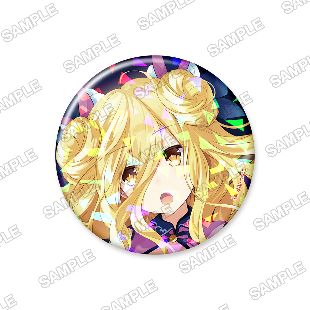 (Goods - Badge) Date A Live Big Holographic Tin Badge - Mukuro Hoshimiya