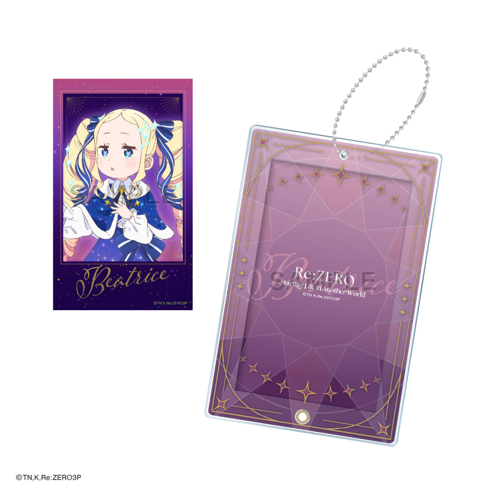 (Goods - Bromide) "Re:ZERO - Starting Life in Another World -" Mini Photo-Style Illustration with Acrylic Case Re:ZERO - Starting Emilia's Birthday Life 2024 ver. - Beatrice