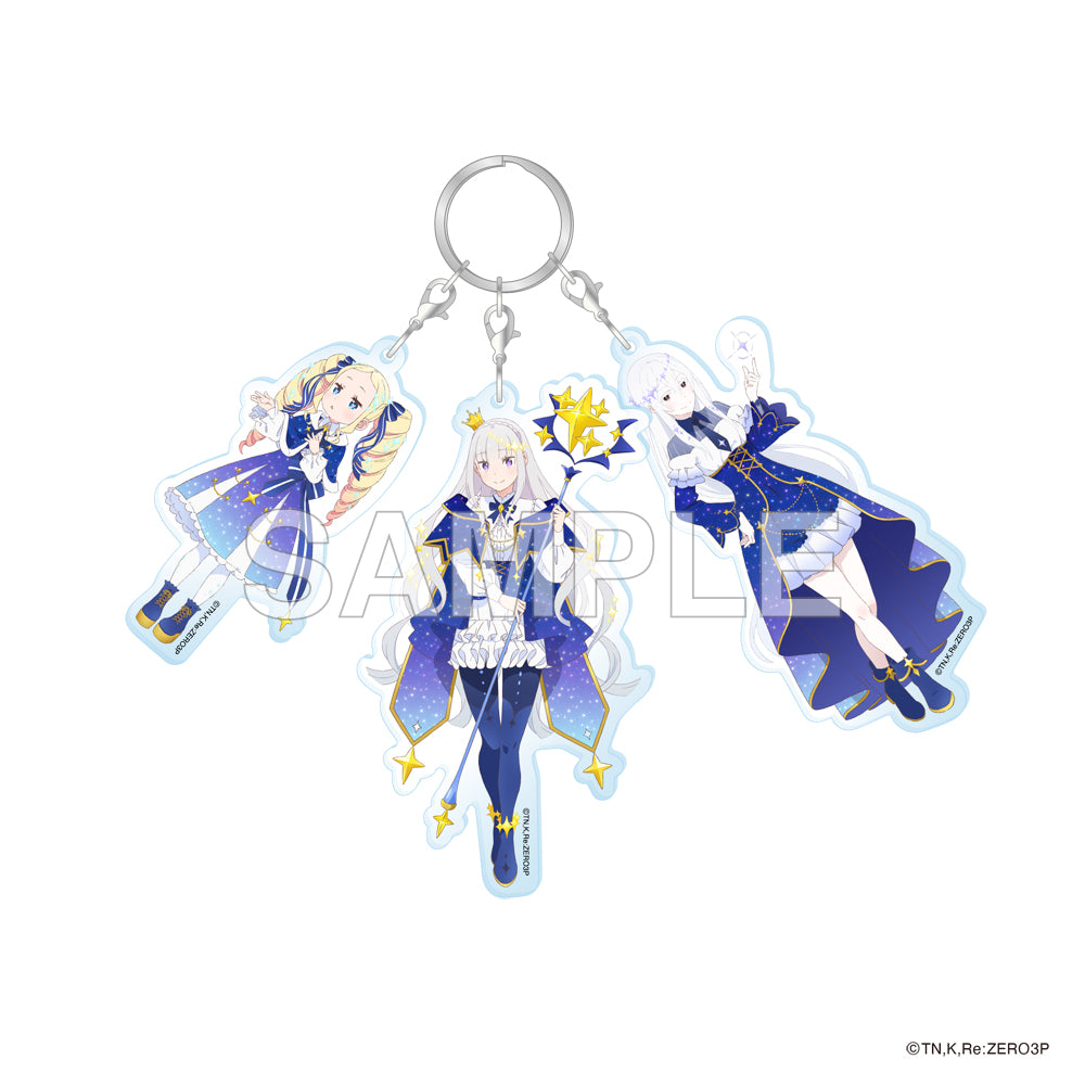 (Goods - Key Chain) "Re:ZERO - Starting Life in Another World -" Key Ring Re:ZERO - Starting Emilia's Birthday Life 2024 ver.