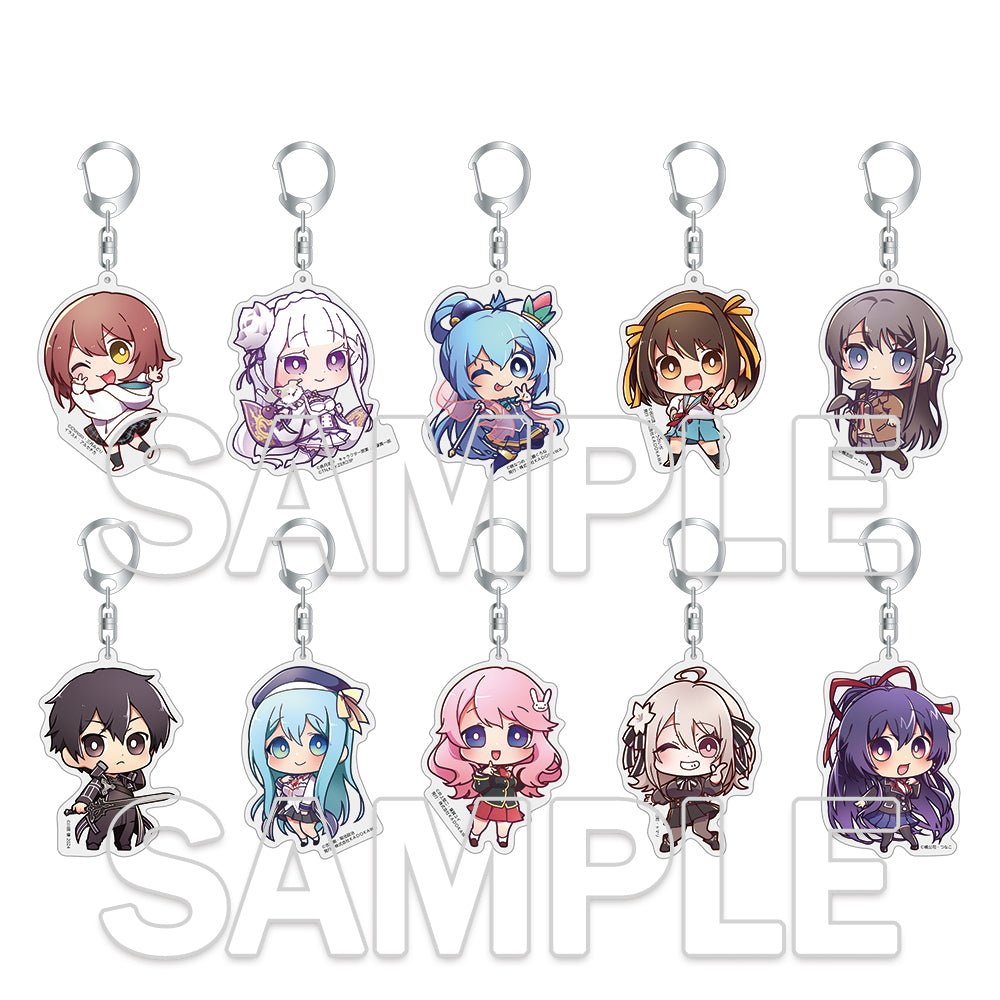 [※Blind](Goods - Key Chain) Light Novel Exhibition 2024 Tradable Acrylic Keychain