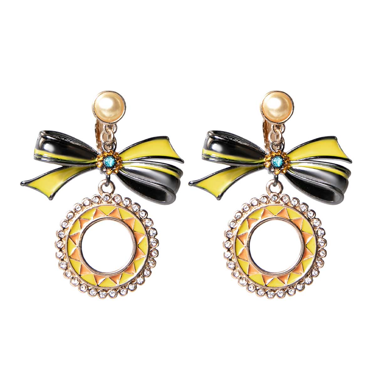 (Goods - Accessory) HATSUNE MIKU & KAGAMINE RIN/LEN ICONIQUE EAR OBJET - ORIGINAL [Kagamine Rin Len/Earring]