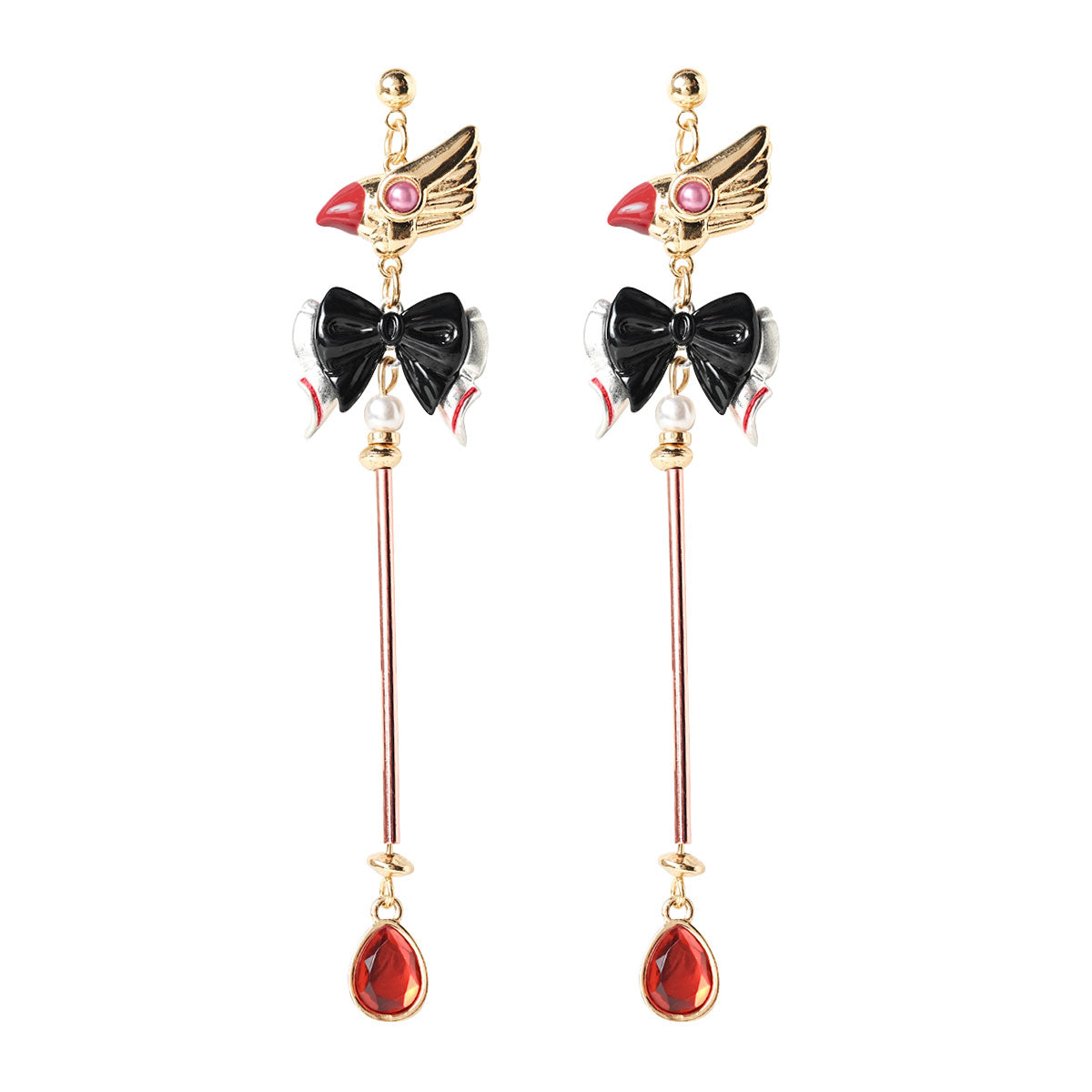 (Goods - Accessory) CARDCAPTOR SAKURA ICONIQUE EAR OBJET ~CLOW CARD~ [Academic Nocturne / Clip-on Earring]