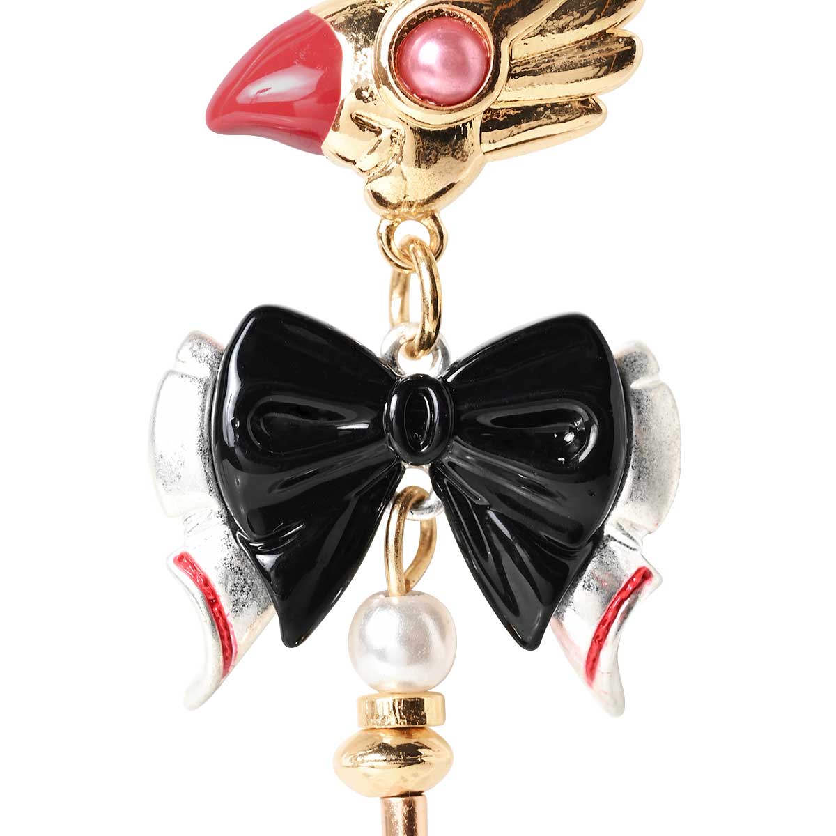 (Goods - Accessory) CARDCAPTOR SAKURA ICONIQUE EAR OBJET ~CLOW CARD~ [Academic Nocturne / Clip-on Earring]