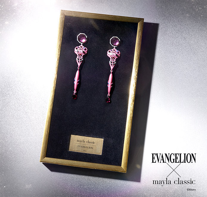 (Goods - Accessory) mayla classic EVANGELION ICONIQUE EAR OBJET [Mari Illustrious Makinami/Clip-On Earring]