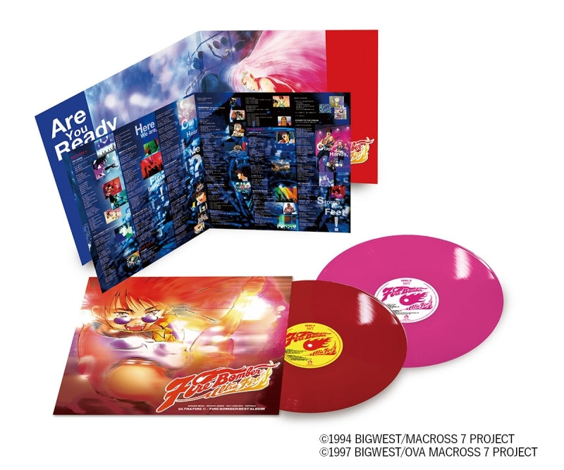 [a](Other Music) Macross 7 ULTRA FIRE!! FIRE BOMBER BEST ALBUM by FIRE BOMBER [Regular Edition, Vinyl Record Set of 2]