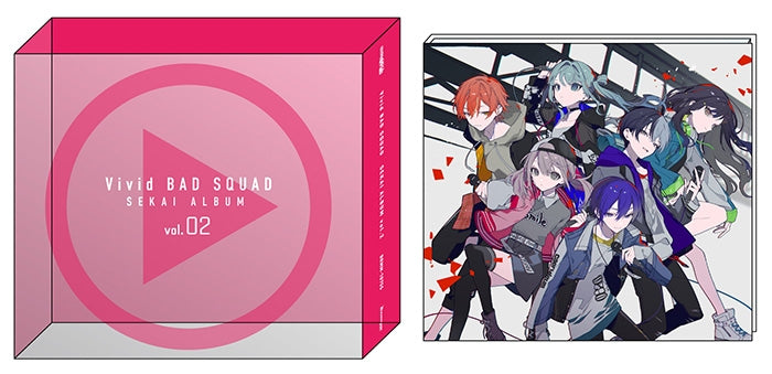 (Album) Hatsune Miku: Colorful Stage! Smartphone Game Vivid BAD SQUAD SEKAI ALBUM Vol. 2 [First Run Limited Edition W/ Item] {Bonus: Key Chain, Badge}