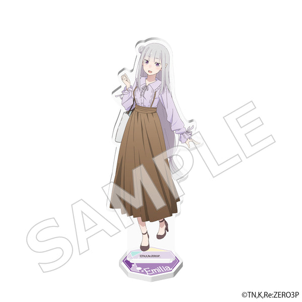 (Goods - Stand Pop) Re:ZERO -Starting Life in Another World- Acrylic Stand Figure Kyoto Trip ver. Emilia [KYOMAF 2024]