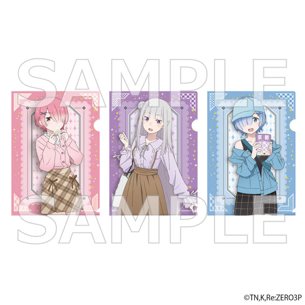 (Goods - Clear File) Re:ZERO -Starting Life in Another World- Clear File Set Kyoto Trip ver.  [KYOMAF 2024]