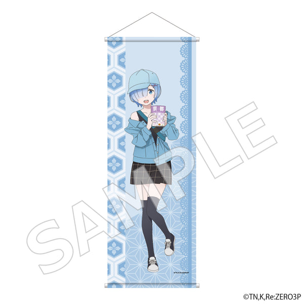 (Goods - Tapestry) Re:ZERO -Starting Life in Another World- B2 Half-sized Tapestry Kyoto Trip ver. Rem [KYOMAF 2024]