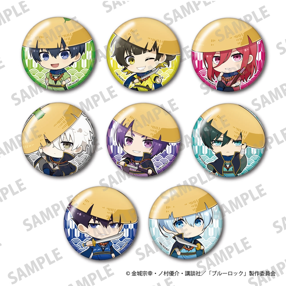 (1BOX=8)(Goods - Badge) TV Anime Blue Lock Tradable Glimmering Tin Badge Wanderers Ver. Pack